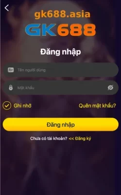 Đăng Ký Tài Khoản Tại GK688